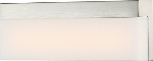 Vanity Nuvo 62-1327 Jackson - LED Small Vanity - Brushed Nickel Finish with White Acrylic Nuvo
