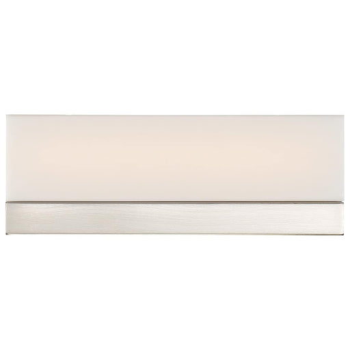 Vanity Nuvo 62-1327 Jackson - LED Small Vanity - Brushed Nickel Finish with White Acrylic Nuvo