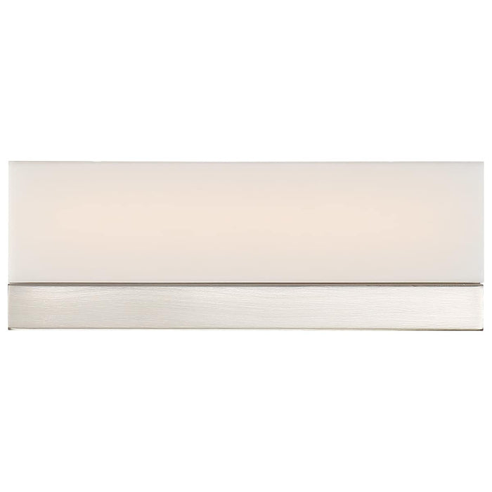 Vanity Nuvo 62-1327 Jackson - LED Small Vanity - Brushed Nickel Finish with White Acrylic Nuvo