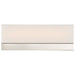 Vanity Nuvo 62-1327 Jackson - LED Small Vanity - Brushed Nickel Finish with White Acrylic Nuvo