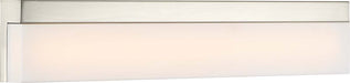Vanity Nuvo 62-1328 Jackson - LED Medium Vanity - Brushed Nickel Finish with White Acrylic Nuvo