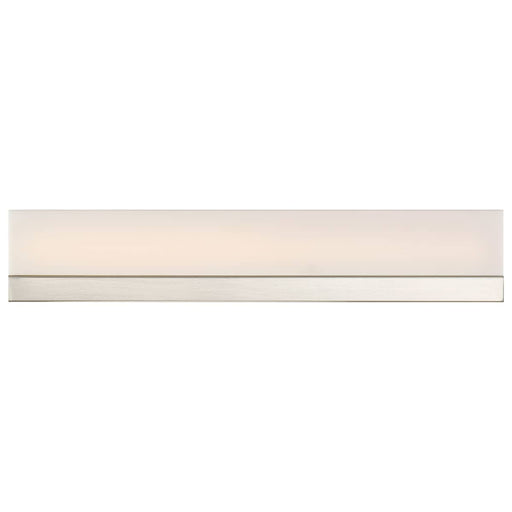 Vanity Nuvo 62-1328 Jackson - LED Medium Vanity - Brushed Nickel Finish with White Acrylic Nuvo