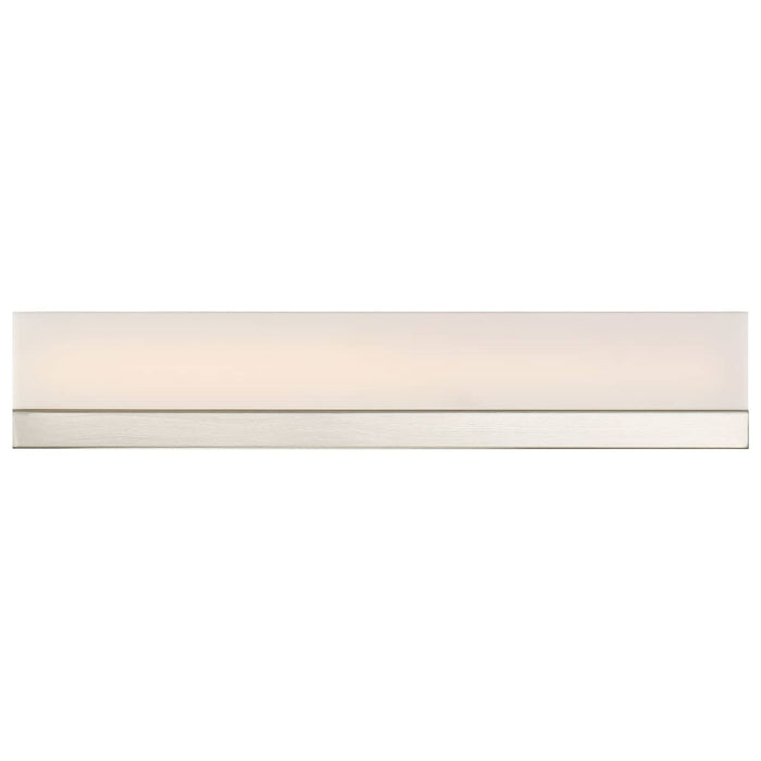 Vanity Nuvo 62-1328 Jackson - LED Medium Vanity - Brushed Nickel Finish with White Acrylic Nuvo