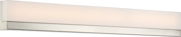 Vanity Nuvo 62-1329 Jackson - LED Large Vanity - Brushed Nickel Finish with White Acrylic Nuvo