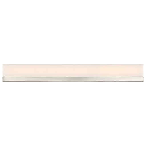 Vanity Nuvo 62-1329 Jackson - LED Large Vanity - Brushed Nickel Finish with White Acrylic Nuvo