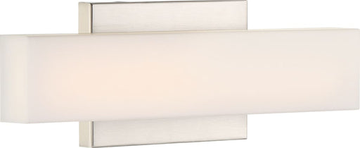 Vanity Nuvo 62-1330 Jess - LED Small Vanity - Brushed Nickel Finish with White Acrylic Nuvo