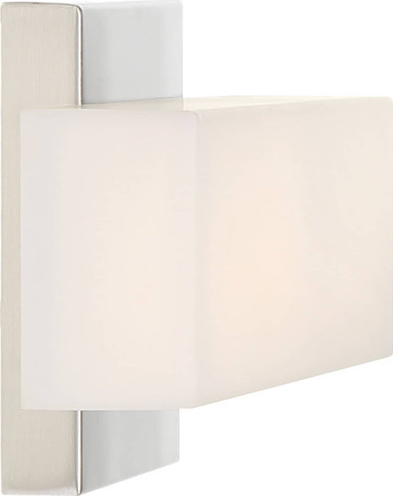 Vanity Nuvo 62-1330 Jess - LED Small Vanity - Brushed Nickel Finish with White Acrylic Nuvo