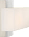 Vanity Nuvo 62-1330 Jess - LED Small Vanity - Brushed Nickel Finish with White Acrylic Nuvo