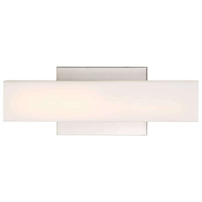 Vanity Nuvo 62-1330 Jess - LED Small Vanity - Brushed Nickel Finish with White Acrylic Nuvo