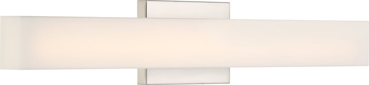 Vanity Nuvo 62-1331 Jess - LED Medium Vanity - Brushed Nickel Finish with White Acrylic Nuvo