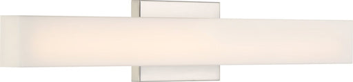 Vanity Nuvo 62-1331 Jess - LED Medium Vanity - Brushed Nickel Finish with White Acrylic Nuvo