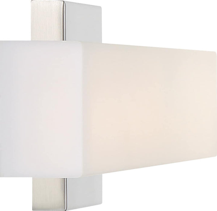 Vanity Nuvo 62-1331 Jess - LED Medium Vanity - Brushed Nickel Finish with White Acrylic Nuvo