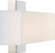 Vanity Nuvo 62-1331 Jess - LED Medium Vanity - Brushed Nickel Finish with White Acrylic Nuvo