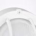 Bulk Head Nuvo 62-1388 LED Small Oval Bulk Head Fixture - White Finish with White Glass Nuvo