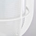 Bulk Head Nuvo 62-1388 LED Small Oval Bulk Head Fixture - White Finish with White Glass Nuvo