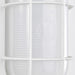 Bulk Head Nuvo 62-1388 LED Small Oval Bulk Head Fixture - White Finish with White Glass Nuvo