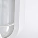 Bulk Head Nuvo 62-1388 LED Small Oval Bulk Head Fixture - White Finish with White Glass Nuvo