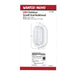 Bulk Head Nuvo 62-1388 LED Small Oval Bulk Head Fixture - White Finish with White Glass Nuvo