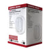 Bulk Head Nuvo 62-1388 LED Small Oval Bulk Head Fixture - White Finish with White Glass Nuvo