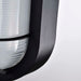 Bulk Head Nuvo 62-1389 LED Small Oval Bulk Head Fixture - Black Finish with White Glass Nuvo