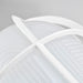 Bulk Head Nuvo 62-1390 LED Oval Bulk Head Fixture - White Finish with White Glass Nuvo