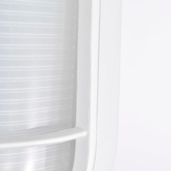 Bulk Head Nuvo 62-1390 LED Oval Bulk Head Fixture - White Finish with White Glass Nuvo