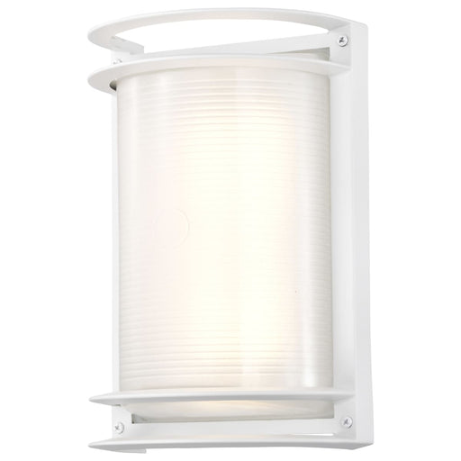 Bulk Head Nuvo 62-1393 LED Rectangular Bulk Head Fixture - White Finish with White Glass Nuvo