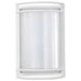 Bulk Head Nuvo 62-1393 LED Rectangular Bulk Head Fixture - White Finish with White Glass Nuvo