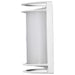Bulk Head Nuvo 62-1393 LED Rectangular Bulk Head Fixture - White Finish with White Glass Nuvo