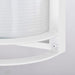 Bulk Head Nuvo 62-1393 LED Rectangular Bulk Head Fixture - White Finish with White Glass Nuvo