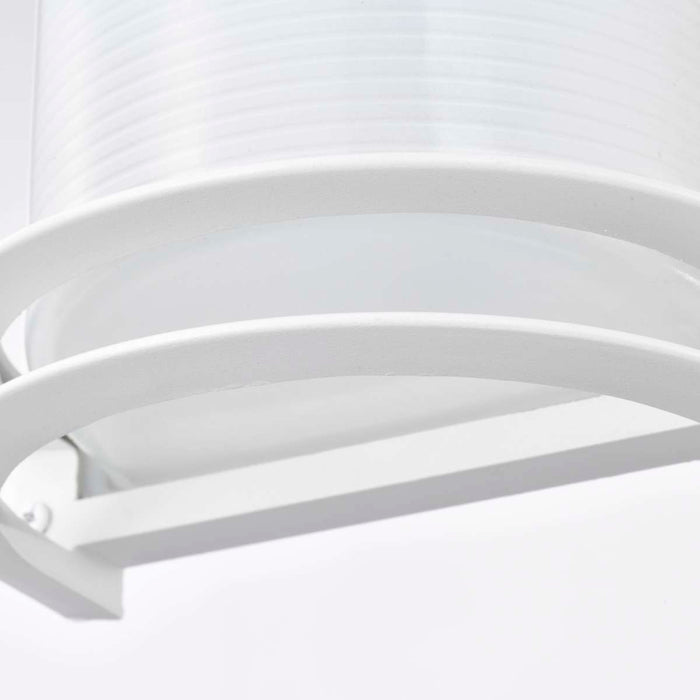 Bulk Head Nuvo 62-1393 LED Rectangular Bulk Head Fixture - White Finish with White Glass Nuvo