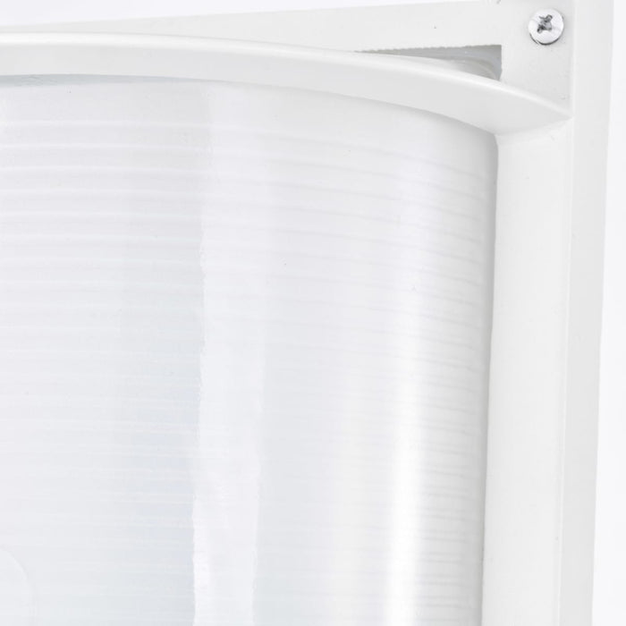 Bulk Head Nuvo 62-1393 LED Rectangular Bulk Head Fixture - White Finish with White Glass Nuvo