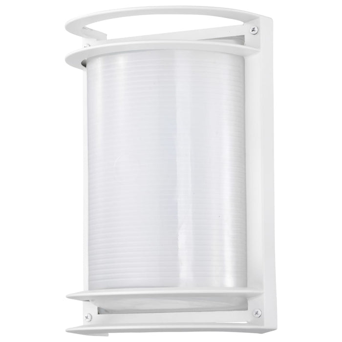 Bulk Head Nuvo 62-1393 LED Rectangular Bulk Head Fixture - White Finish with White Glass Nuvo