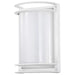 Bulk Head Nuvo 62-1393 LED Rectangular Bulk Head Fixture - White Finish with White Glass Nuvo