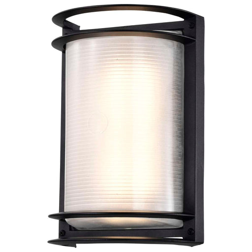 Bulk Head Nuvo 62-1394 LED Rectangular Bulk Head Fixture - Black Finish with White Glass Nuvo