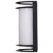 Bulk Head Nuvo 62-1394 LED Rectangular Bulk Head Fixture - Black Finish with White Glass Nuvo