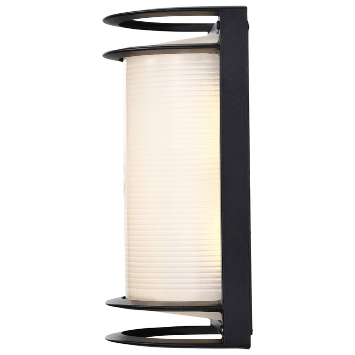 Bulk Head Nuvo 62-1394 LED Rectangular Bulk Head Fixture - Black Finish with White Glass Nuvo