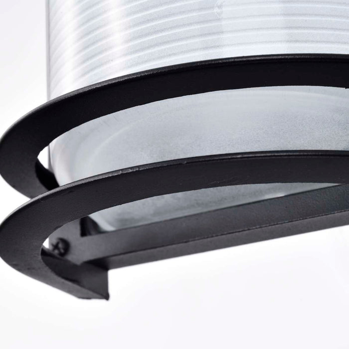 Bulk Head Nuvo 62-1394 LED Rectangular Bulk Head Fixture - Black Finish with White Glass Nuvo