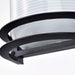 Bulk Head Nuvo 62-1394 LED Rectangular Bulk Head Fixture - Black Finish with White Glass Nuvo
