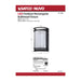 Bulk Head Nuvo 62-1394 LED Rectangular Bulk Head Fixture - Black Finish with White Glass Nuvo