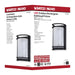 Bulk Head Nuvo 62-1394 LED Rectangular Bulk Head Fixture - Black Finish with White Glass Nuvo