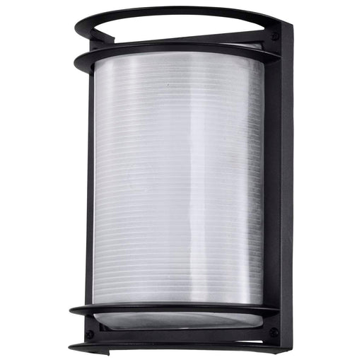 Bulk Head Nuvo 62-1394 LED Rectangular Bulk Head Fixture - Black Finish with White Glass Nuvo