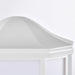Bulk Head Nuvo 62-1396 LED Cage Lantern Fixture - White Finish with White Linen Acrylic Nuvo