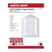Bulk Head Nuvo 62-1396 LED Cage Lantern Fixture - White Finish with White Linen Acrylic Nuvo