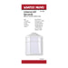 Bulk Head Nuvo 62-1396 LED Cage Lantern Fixture - White Finish with White Linen Acrylic Nuvo