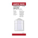 Bulk Head Nuvo 62-1396 LED Cage Lantern Fixture - White Finish with White Linen Acrylic Nuvo