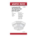 Bulk Head Nuvo 62-1399 LED Spider Cage Fixture - White Finish with Frosted Glass Nuvo