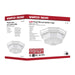 Bulk Head Nuvo 62-1399 LED Spider Cage Fixture - White Finish with Frosted Glass Nuvo