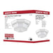 Bulk Head Nuvo 62-1399 LED Spider Cage Fixture - White Finish with Frosted Glass Nuvo