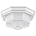 Bulk Head Nuvo 62-1399 LED Spider Cage Fixture - White Finish with Frosted Glass Nuvo
